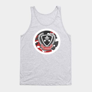 Canada - Camouflage Red Tank Top